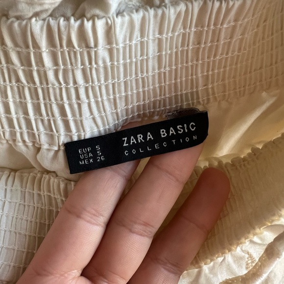 ZARA BASIC Collection Embroidered Dress | Small - Picture 3 of 8